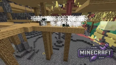 4 Village Cherry Lake Seed for Minecraft Bedrock