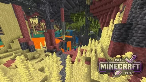 4 Village Cherry Lake Seed for Minecraft Bedrock 26.4026.50+