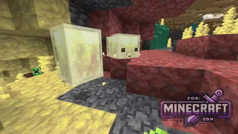4 Village Cherry Lake Seed for Minecraft Bedrock