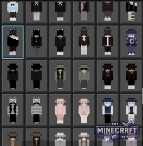 500 Goth & Soft Skin Pack for Minecraft Bedrock