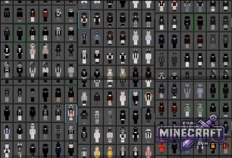 500 Goth & Soft Skin Pack for Minecraft Bedrock 26.4026.50+