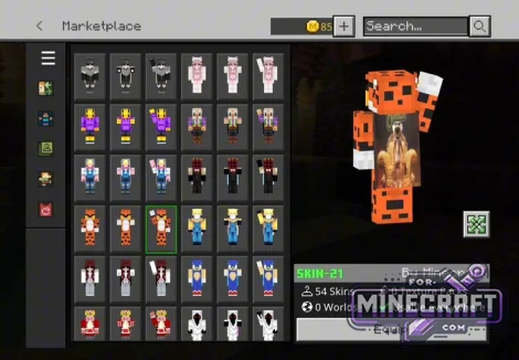 54 HD Capes Skin Pack for Minecraft Bedrock