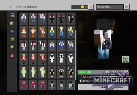 54 HD Capes Skin Pack