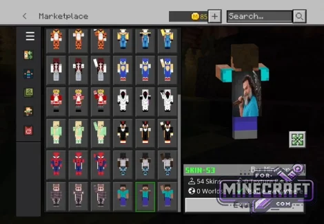 54 HD Capes Skin Pack