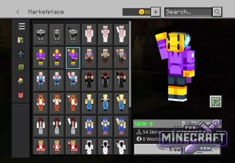 54 HD Capes Skin Pack for Minecraft Bedrock