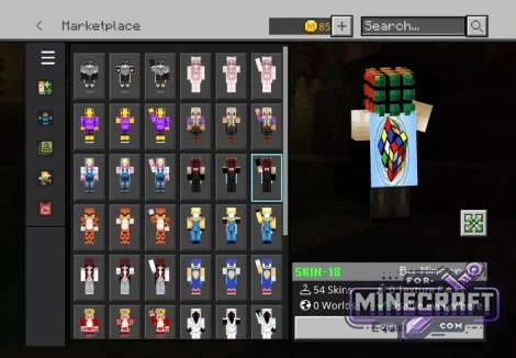 54 HD Capes Skin Pack for Minecraft Bedrock