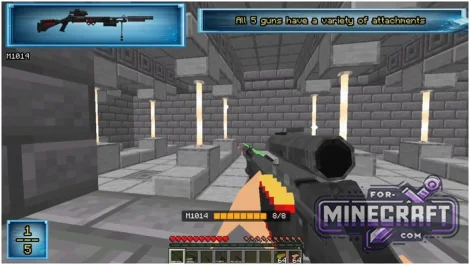 ACT Weapons Addon v1.2 for Minecraft Bedrock 1.26.40+