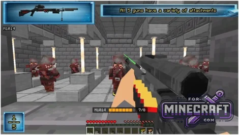 ACT Weapons Addon v1.2 for Minecraft Bedrock 1.26.40+