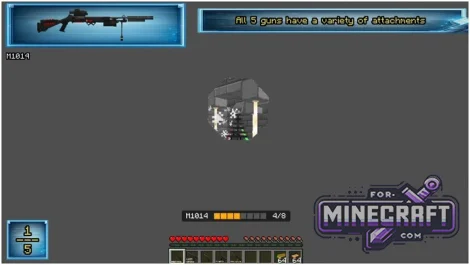 ACT Weapons Addon v1.2 for Minecraft Bedrock 1.26.40+