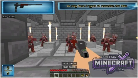 ACT Weapons Addon v1.2 for Minecraft Bedrock 1.26.40+