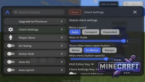 Atlas Client 2 (v2.2.18) for Minecraft Bedrock 26.44