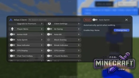 Atlas Client 2 (v2.2.18) for Minecraft Bedrock