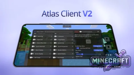 Atlas Client 2 (v2.2.18) for Minecraft Bedrock 26.44 (Android/iOS)