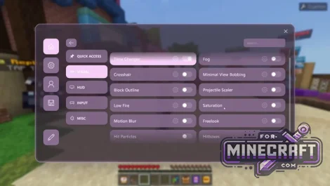 Blueberry Client Beta for Minecraft Bedrock 26.40+