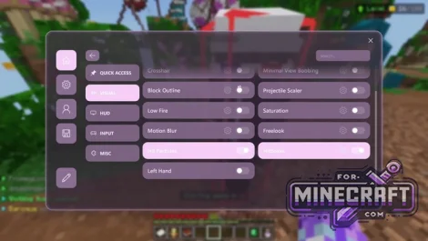 Blueberry Client Beta for Minecraft Bedrock