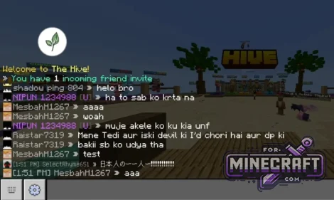 Chat Heads Mod for Minecraft Bedrock 26.X