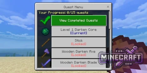 Dark Dimension Addon v1.1 for Minecraft Bedrock 26.50+