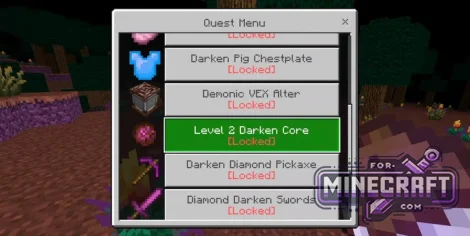 Dark Dimension Addon v1.1 for Minecraft Bedrock