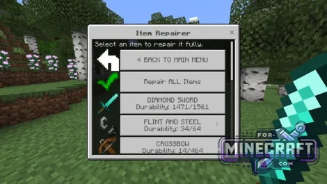 Easy Repair Addon for Minecraft Bedrock 26.50
