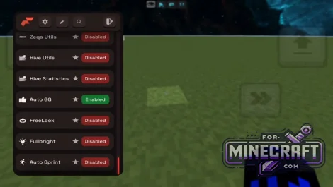 Flarial Mobile Client for Minecraft