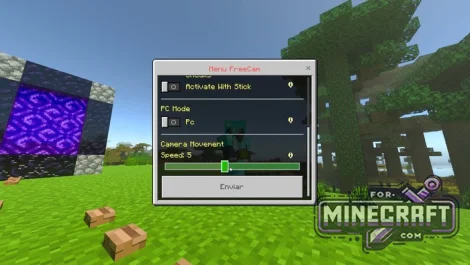 Free Camera Addon V2 for Minecraft Bedrock
