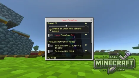 Free Camera Addon V2 for Minecraft Bedrock 1.21/26.50+