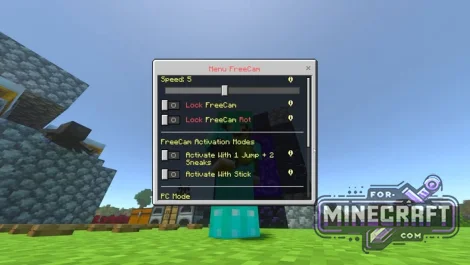 Free Camera Addon V2 for Minecraft Bedrock