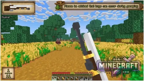 ImprovisedGuns Addon for Minecraft PE 1.21/26.40+