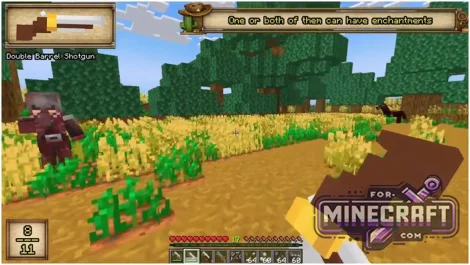ImprovisedGuns Addon for Minecraft PE