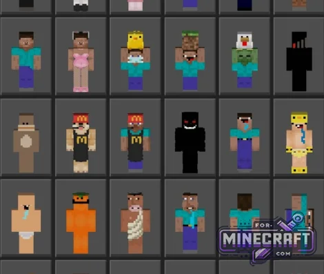Meme Skin Pack for Minecraft Bedrock 26.40/26.50+