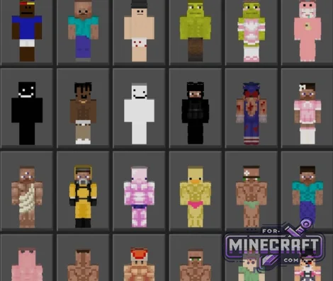 Meme Skin Pack for Minecraft Bedrock 26.40/26.50+