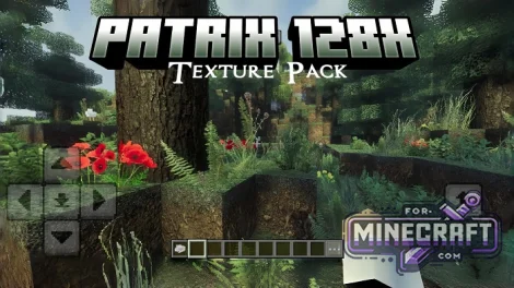 Patrix Texture Pack for Minecraft Bedrock 26.X (32x64x256x)