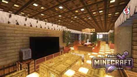 Plains Survival House Map for Minecraft PE