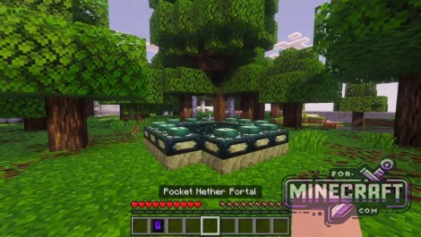 Portable Portals Addon for Minecraft PE 1.21/26.X