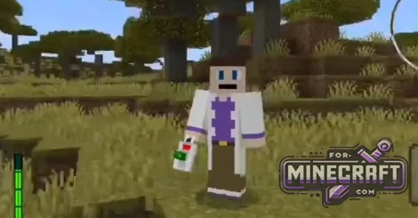 Rick's Portal Gun Addon v1.0 for Minecraft Bedrock 26.40/26.50+