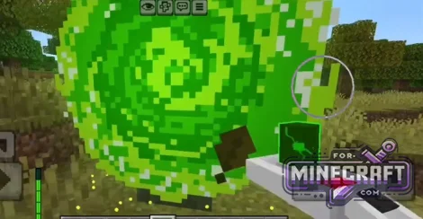 Rick's Portal Gun Addon v1.0 for Minecraft Bedrock 26.40/26.50+