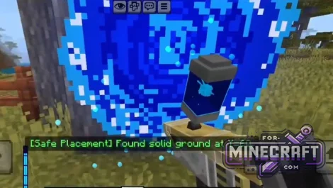 Rick's Portal Gun Addon v1.0 for Minecraft Bedrock