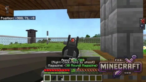 Simple Arsenal Addon v0.6 for Minecraft Bedrock
