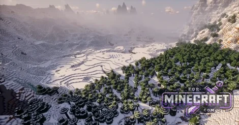 Snowy Mountain Valley Seed for Minecraft Bedrock 1.21/26.50+