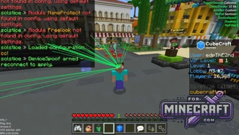Solstice Client for Minecraft Bedrock 26.30