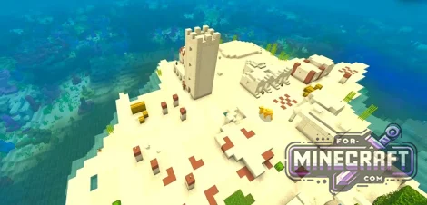 Tropical Oasis Village Seed for Minecraft PE