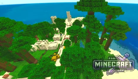 Tropical Oasis Village Seed for Minecraft PE