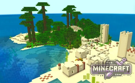 Tropical Oasis Village Seed for Minecraft PE