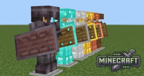 Vanilla Shields Plus Addon v1.2 for Minecraft Bedrock 1.21/26.50+