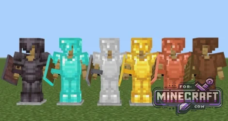 Vanilla Shields Plus Addon v1.2 for Minecraft Bedrock