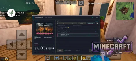Audio Player Mod v1.6.0 for Minecraft Bedrock 26.51+