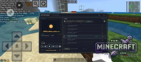Audio Player Mod v1.6.0 for Minecraft Bedrock