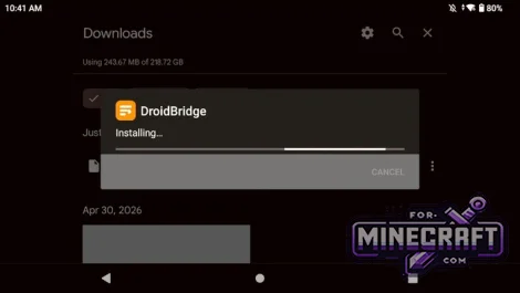 DroidBridge Launcher v0.9.20 for Minecraft Bedrock 26.X