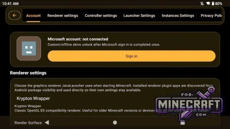 DroidBridge Launcher v0.9.20 for Minecraft Bedrock 26.X