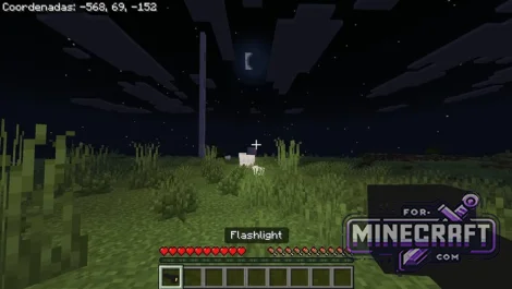 Flashlight Addon for Minecraft Bedrock 26.X